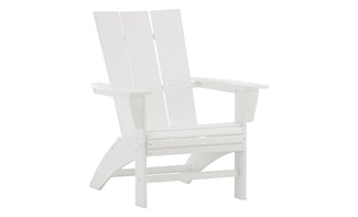Polywood White Modern Curveback Adirondack 2
